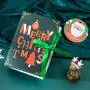 Großhandel Neue Design Buchförmige Farbverlauf Druck Weihnachtsgeschenkverpackung Kartons