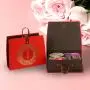 High Quality Red Festive Wedding Gift Packaging Box Custom Large Capacity Gift Box