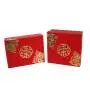 High Quality Red Festive Wedding Gift Packaging Box Custom Large Capacity Gift Box