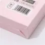 Emballage carton plié pour soins de la peau personnalisés, impression rose, boîte à papier pour crème pour le visage.