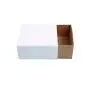 Emballage en carton kraft blanc et marron recyclé de haute qualité pour tiroirs, avec logo personnalisé. Emballage en carton kraft blanc et marron recyclé de haute qualité pour tiroirs, avec logo personnalisé.