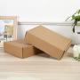 Universal custom logo Handmade  wholesale brown corrugated  kraft  packaging storage paper box