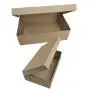 High Quality Kraft Paper Board Box Folding Flip Shoe Packaging Box With Custom Own Logo