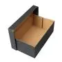 Hot Selling High Quality Customized Black Hardboard Paper Box For Shoe Packaging Hot Selling High Quality Customized Black Hardboard Paper Box For Shoe Packaging