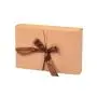 Elegant Fancy Folding Custom Kraft Packaging Paper Boxes With Own Logo And Ribbon Tie