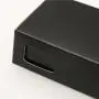 Boîtes en carton personnalisées de luxe avec design créatif et tiroir escamotable noir pour emballage cadeau. Boîtes en carton personnalisées de luxe avec design créatif et tiroir escamotable noir pour emballage cadeau.
