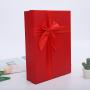 Fancy Low Price Reasonable Luxury Rectangular T-shirt Cardboard Gift Packaging Box Custom Logo With Ribbon Ties