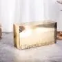 custom logo personalized cardboard shinning design rose gold paper box