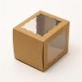 High Quality Custom Logo Printing Kraft Paper Soap Wrap Box With Clear Window