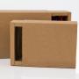 High Quality custom logo easy shipping  eco-friendly portable recycled  drawer box  kraft paper packaging  box