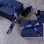 Luxury low price custom logo fancy cardboard personalised  t-shirt packaging box with ribbon ties