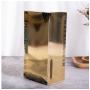 custom logo personalized cardboard shinning design rose gold paper box