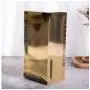 custom logo personalized cardboard shinning design rose gold paper box