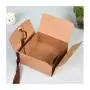 Elegant Fancy Folding Custom Kraft Packaging Paper Boxes With Own Logo And Ribbon Tie