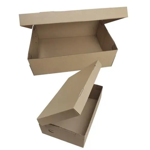 Hochwertige Kraftpapplatzfalten-Schuhverpackungsbox mit individuellem Logo