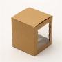 High Quality Custom Logo Printing Kraft Paper Soap Wrap Box With Clear Window
