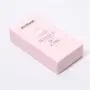 Emballage carton plié pour soins de la peau personnalisés, impression rose, boîte à papier pour crème pour le visage.