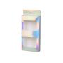 source factory direct selling customize laser effect paper box with window lid
