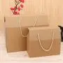 Wholesale High Quality Custom Logo Reasonable Corrugated Kraft Paper Disposable Paperboard Packaging Box With Handle Wholesale High Quality Custom Logo Reasonable Corrugated Kraft Paper Disposable Paperboard Packaging Box With Handle