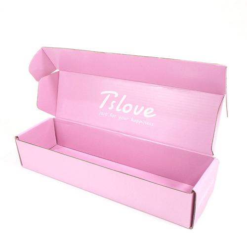Pink Collapsible Makeup Gift Packaging Boxes Cosmetics Folding Paper Box with Your Own Logo