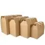 Wholesale High Quality Custom Logo Reasonable Corrugated Kraft Paper Disposable Paperboard Packaging Box With Handle Wholesale High Quality Custom Logo Reasonable Corrugated Kraft Paper Disposable Paperboard Packaging Box With Handle