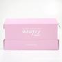 Pink Collapsible Makeup Gift Packaging Boxes Cosmetics Folding Paper Box with Your Own Logo