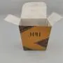 Customized Logo Matte Black Cosmetics Shipping Packaging Paper Box Empty Tea Box with Gold Foil