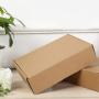 Universal custom logo Handmade  wholesale brown corrugated  kraft  packaging storage paper box
