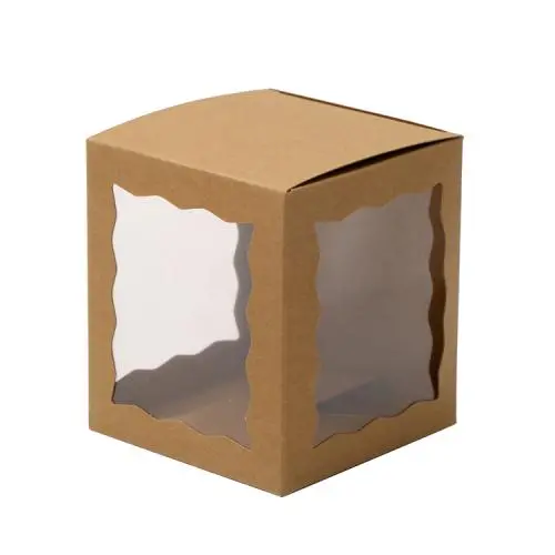 High Quality Custom Logo Printing Kraft Paper Soap Wrap Box With Clear Window High Quality Custom Logo Printing Kraft Paper Soap Wrap Box With Clear Window