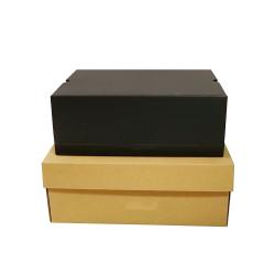 Wholesale Simple Recyclable High Quality Kraft Paper Shoe Packaging Boxes With Custom Design Logo