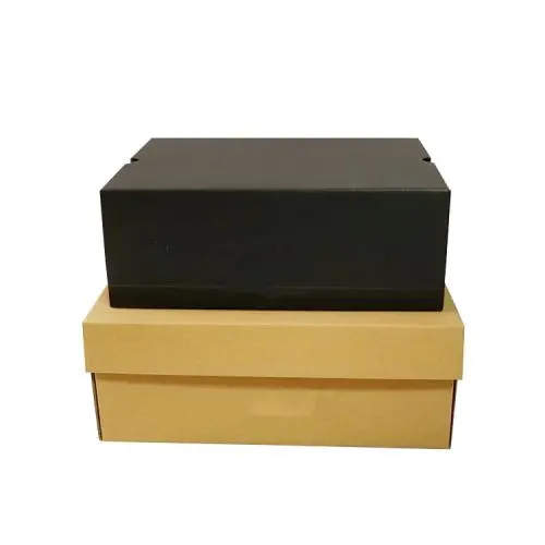 Großhandel Einfache, Recyclingfähige Hochwertige KRAFT-Papier Schuhverpackungskartons mit individuellem Design und Logo
