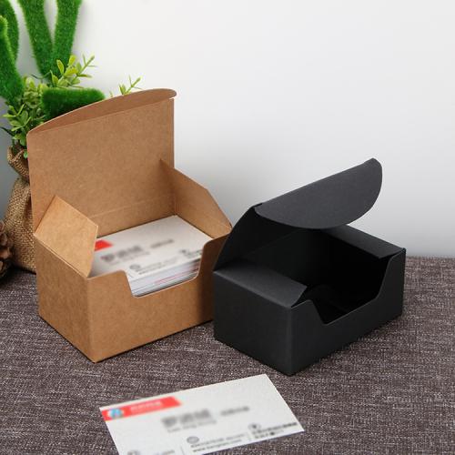 Bulk Cheap Custom Logo Blank Kraft Cardboard Paper Boxes for Packaging