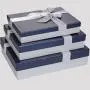 High Quality Low Price Custom Logo Luxury Rectangular Paper Box Set T-shirt Packaging Box With Ribbon Ties