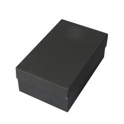 Hot Selling High Quality Customized Black Hardboard Paper Box For Shoe Packaging