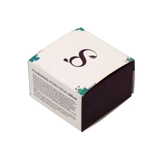 4C Printed Paper Packaging Box Cream Jar Paper Cosmetics Packaging Boxes With  Foil Stamping