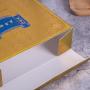 custom cardboard paper luxury finishing gold foil paper box