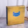 custom cardboard paper luxury finishing gold foil paper box