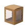 High Quality Custom Logo Printing Kraft Paper Soap Wrap Box With Clear Window