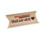 Eco-friendly  Low Price High Quality Custom Logo Color Printed Recycled Kraft Paper Pillow Box