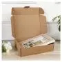 Universal custom logo Handmade wholesale brown corrugated kraft packaging storage paper box Universal custom logo Handmade wholesale brown corrugated kraft packaging storage paper box
