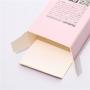 Customized Skin Care Products Folding Carton Packaging Pink Printing Face Cream Paper Box Packaging