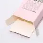 Emballage carton plié pour soins de la peau personnalisés, impression rose, boîte à papier pour crème pour le visage.