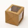 High Quality Custom Logo Printing Kraft Paper Soap Wrap Box With Clear Window