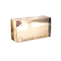 customize design high quality gold foil paper wine box packaging