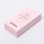 Emballage carton plié pour soins de la peau personnalisés, impression rose, boîte à papier pour crème pour le visage.