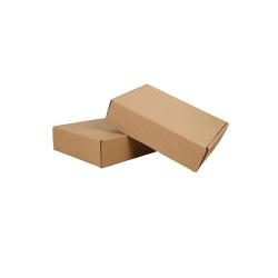 Universal custom logo Handmade  wholesale brown corrugated  kraft  packaging storage paper box