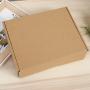 Universal custom logo Handmade  wholesale brown corrugated  kraft  packaging storage paper box