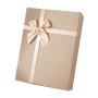 Elegant Eco-friendly Hot Sale Kraft Packaging Paper Boxes Cover And Tray With Bowknot Ribbon