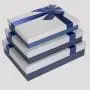 High Quality Low Price Custom Logo Luxury Rectangular Paper Box Set T-shirt Packaging Box With Ribbon Ties
