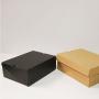 Wholesale Simple Recyclable High Quality Kraft Paper Shoe Packaging Boxes With Custom Design Logo